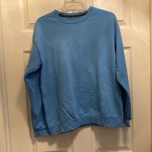 Athletic Works Men's Fleece Crewneck Sweatshirt - Medium (38-40) - Blue